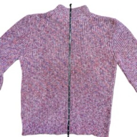 Pinque brand pink knit mock neck sweater. Size Small. - Picture 9 of 12